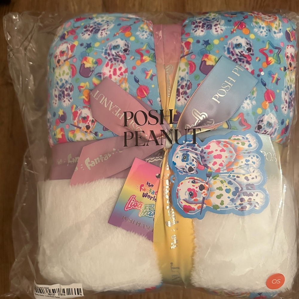 Posh peanut luxe plush patoo - Lisa frank collaboration- spotty and dotty print